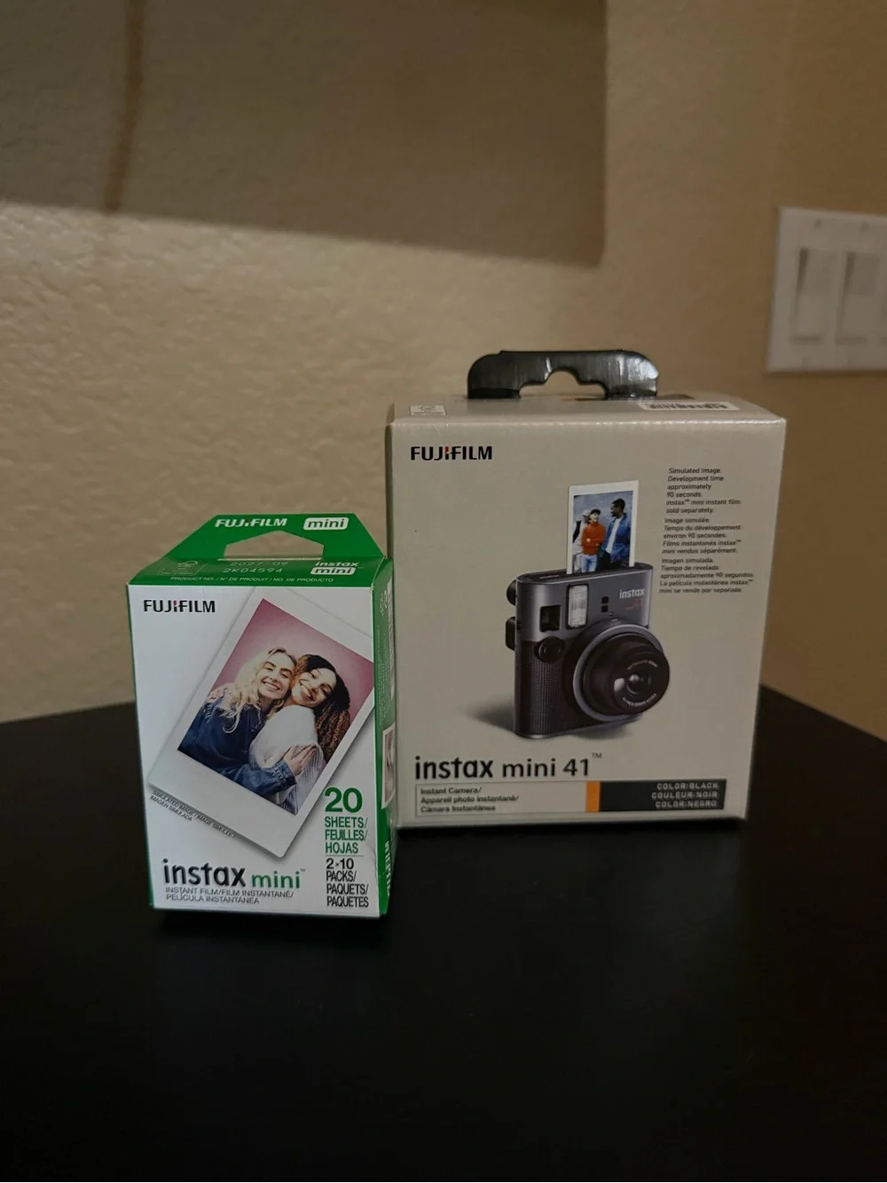 Instax Mini 41 Instant Camera - Black
